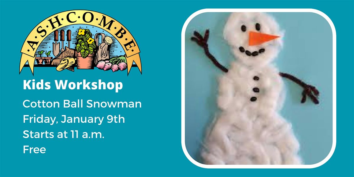 Cotton Ball Snowman, 9 January | Event in Mechanicsburg | AllEvents