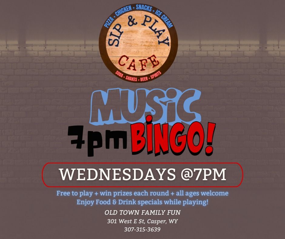 OTFF Music Bingo, Old Town Family Fun, Casper, January 24 2024