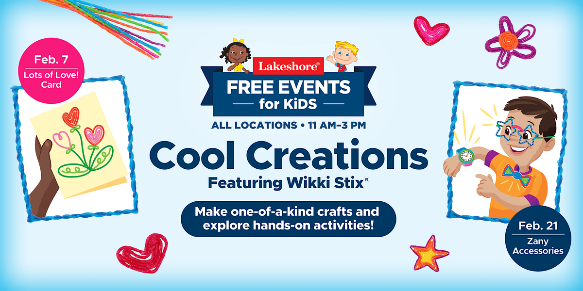 Free Kids Event: Cool Creations Featuring Wikki Stix® (Austin)