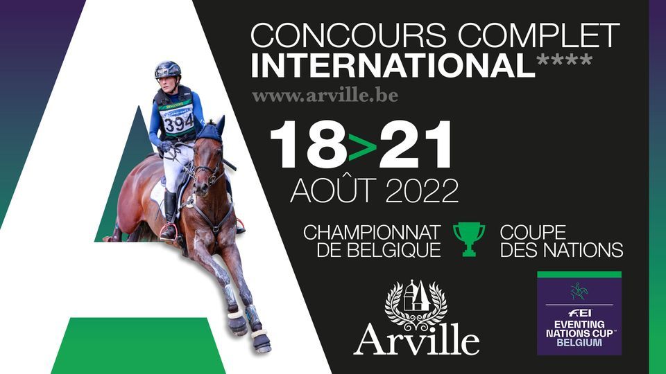 Arville 2022 // Concours Complet International****, Haras d'Arville,  Gesves, August 18 to August 21 | AllEvents.in