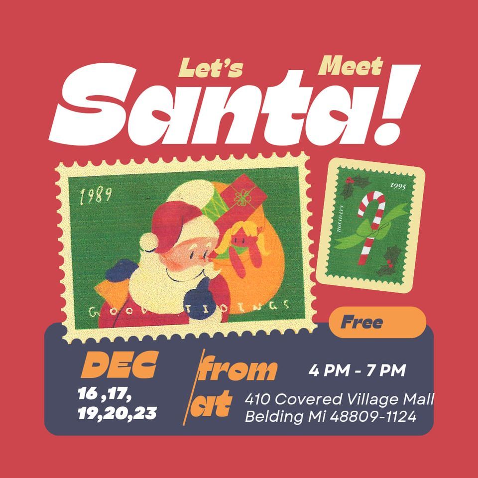 Santa’s At The Village Mall , Belding Beauties & Bro's, December 20