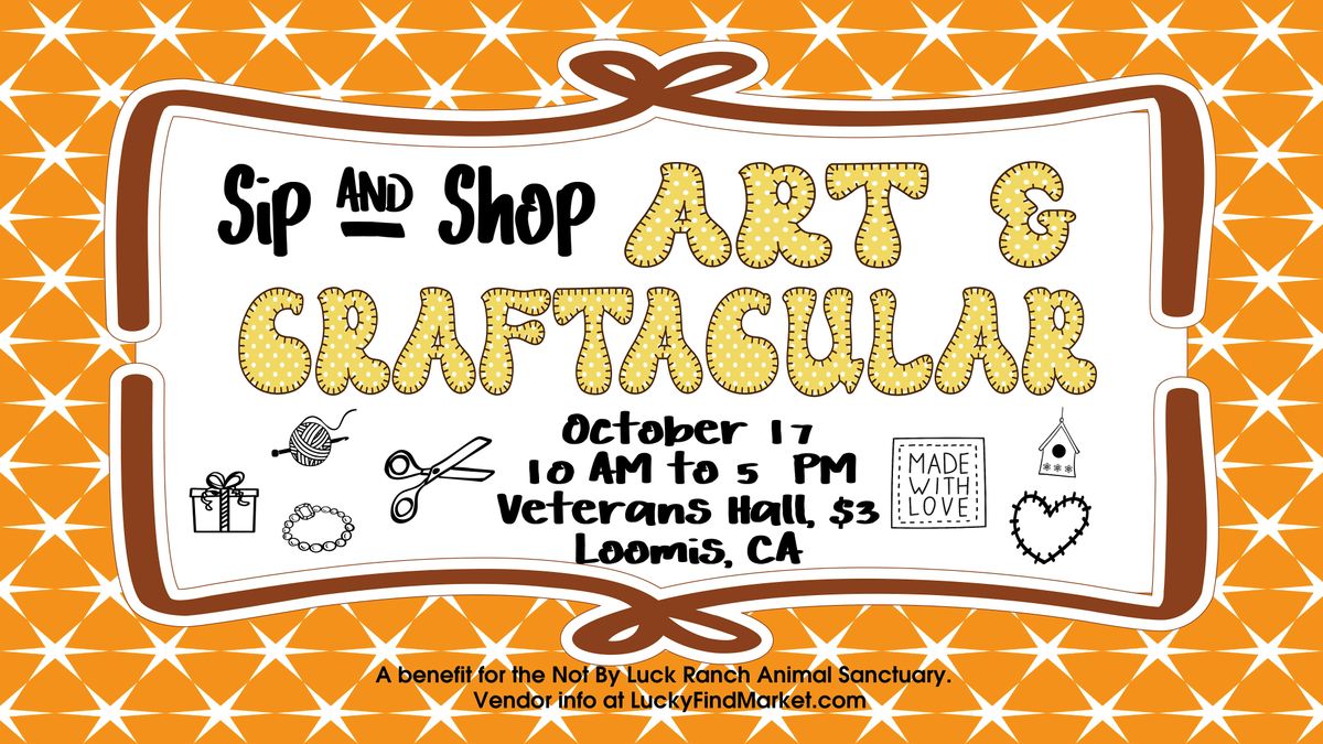 Fall Art & Craftacular Sip & Shop, 17 October | Event in Loomis | AllEvents