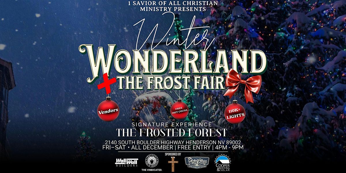 Winter Wonderland + Frost Fair, 6 December | Event in Henderson | AllEvents
