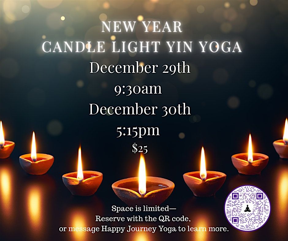 New Year Candlelight Yin Restore Yoga, 30 December | Event in Minooka | AllEvents