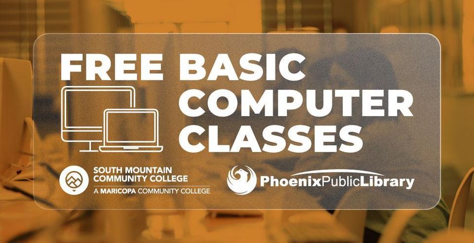 Free Basic Computer Classes at the Library! , 7050 S 24th St, Phoenix ...