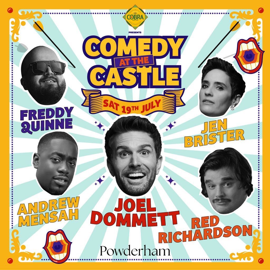 Cobra presents Comedy at the Castle with Joel Dommett and more., 19 July | Event in Exeter | AllEvents