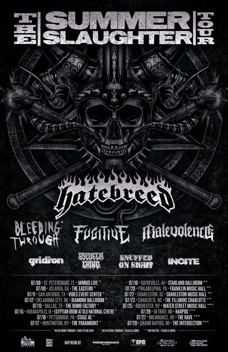 Hatebreed, Fugitive and Gridiron at The Eastern | Event in Atlanta | AllEvents