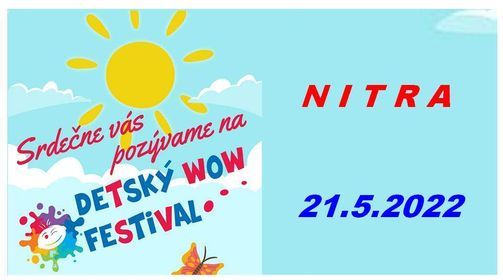 21st May 2022 Events In Nitra May 5 2022 Events