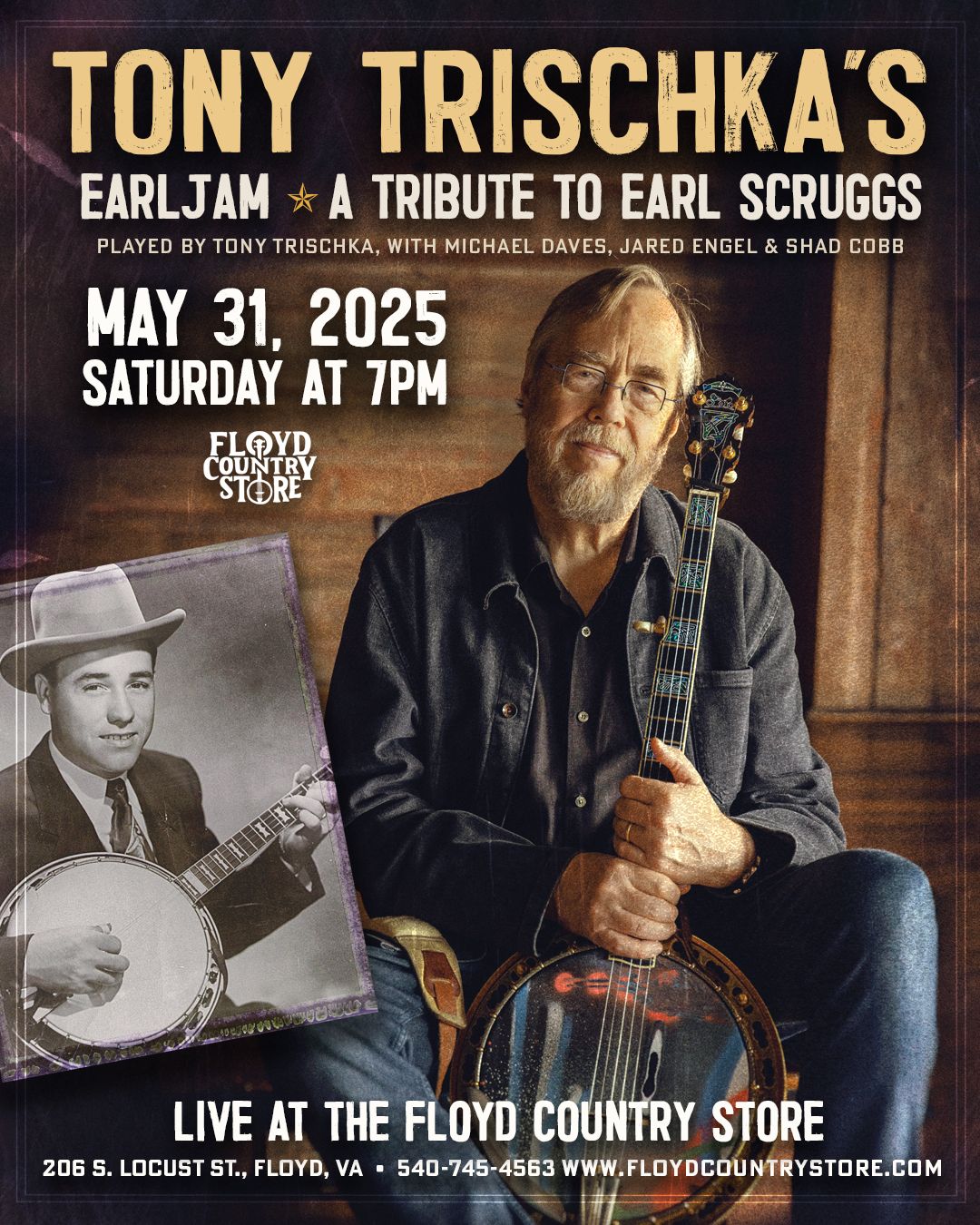Tony Trischka's EarlJam, 9 August | Event in Groton | AllEvents