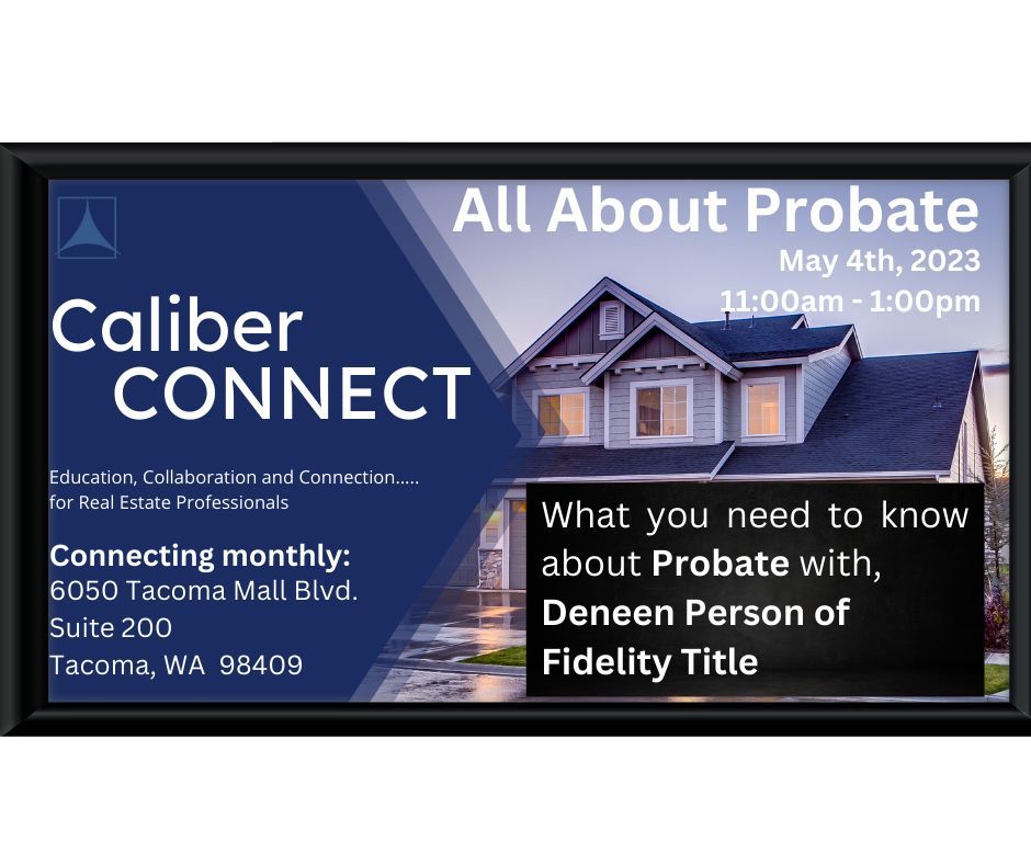 Caliber Connect Probate What You Need To Know, Caliber Home Loans
