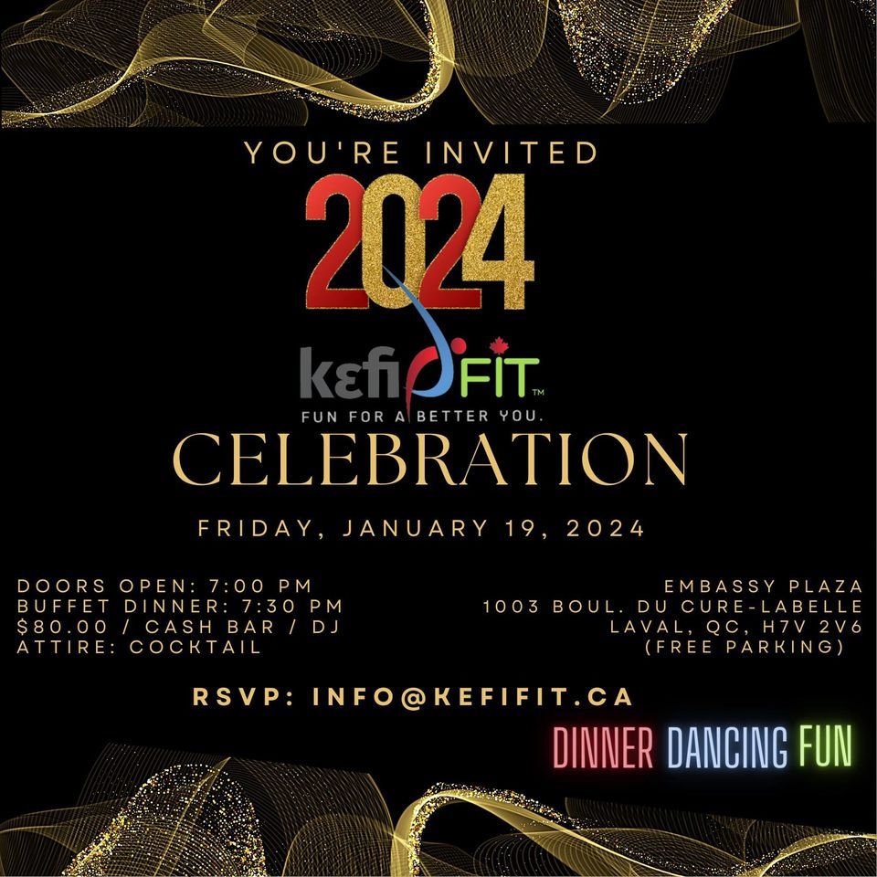 2024 KEFI FIT PARTY, Embassy Plaza, Laval, January 19 2024 | AllEvents.in