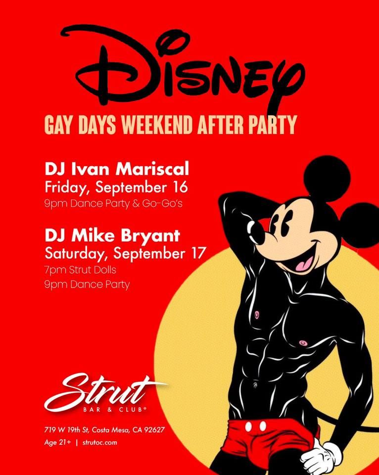 Disney Gay Days After Party, STRUT Bar & Club, Costa Mesa, September