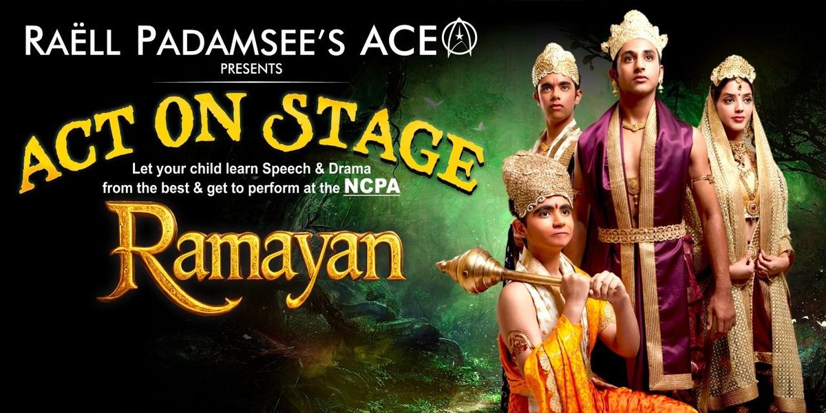 Raell Padamsee's Act On Stage -Ramayan