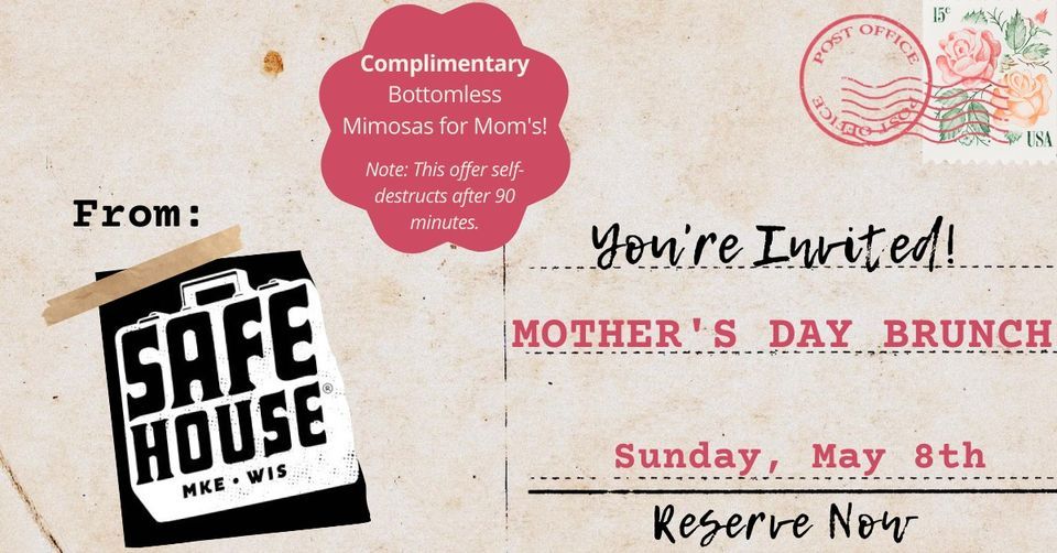 Mothers Day Brunch at SafeHouse, SafeHouse Milwaukee (779 N Front St