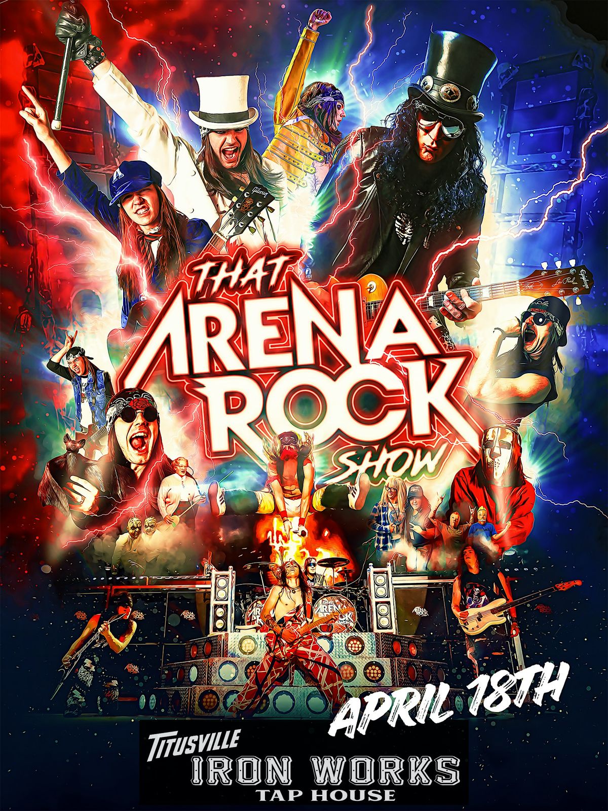 That Arena Rock Show Returns to Titusville Iron Works April 18, 2026, 18 April | Event in Titusville | AllEvents