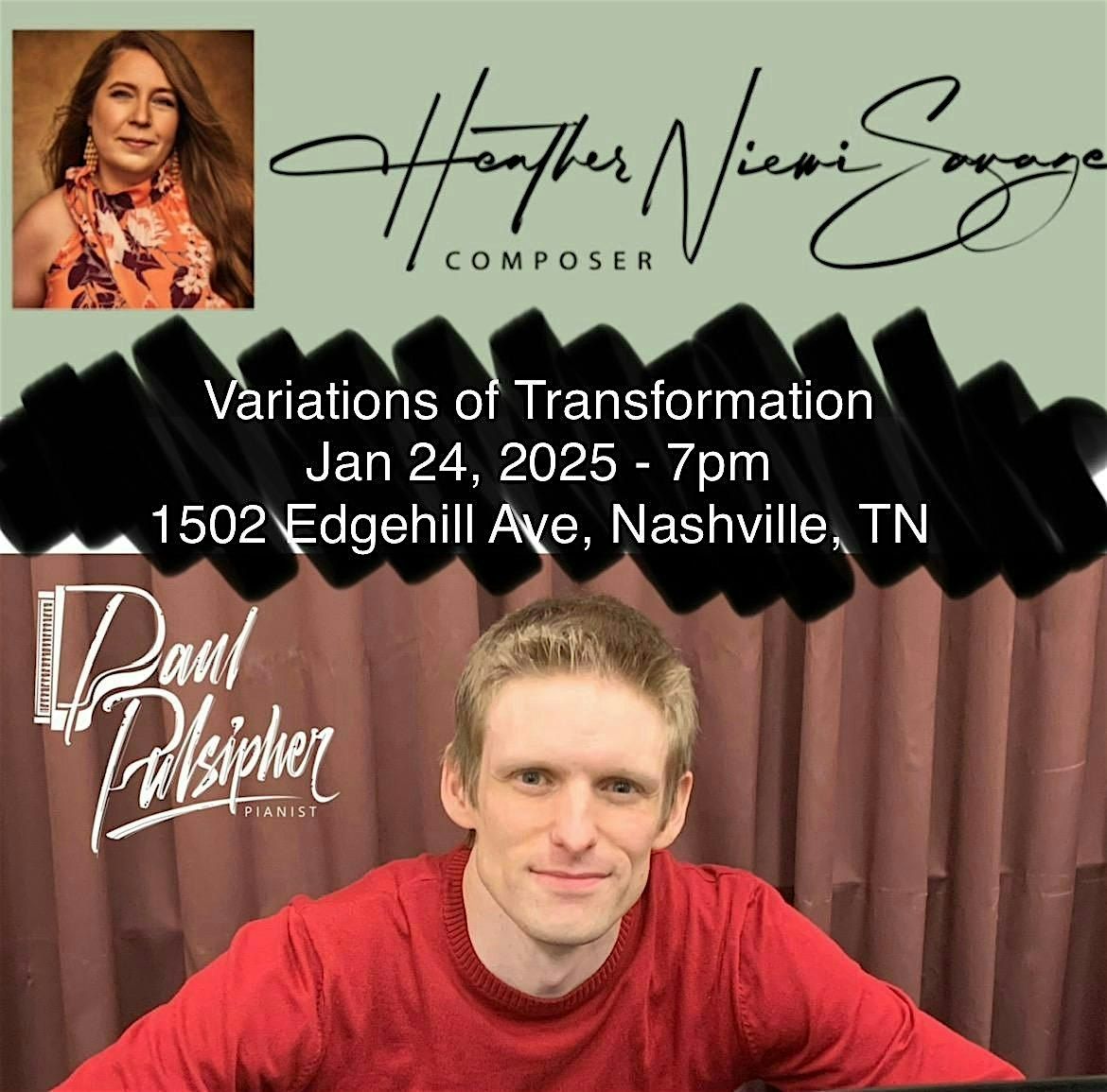 Variations of Transformation, 24 January | Event in Nashville | AllEvents