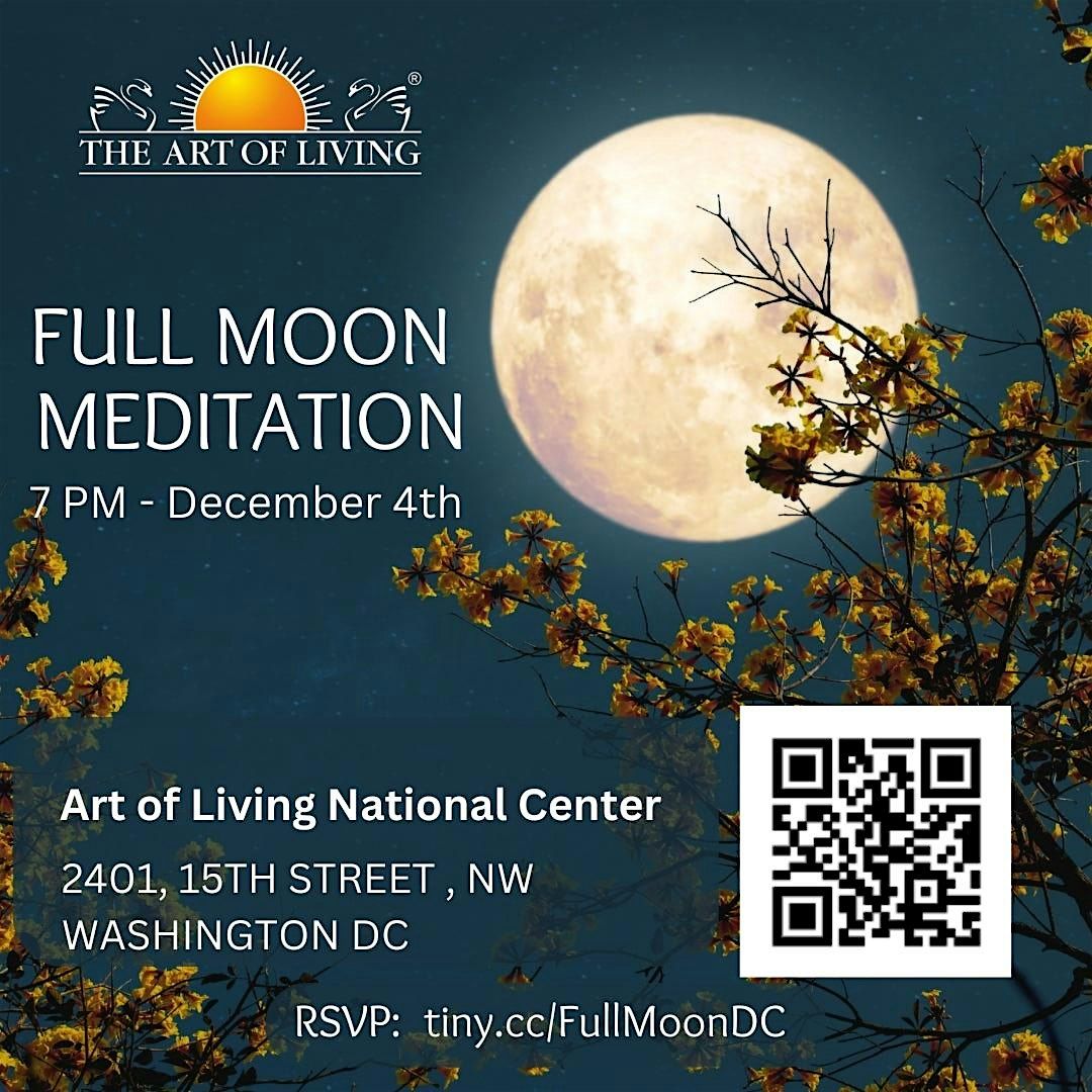 Full Moon Meditation - Free Event, 4 December | Event in Washington | AllEvents