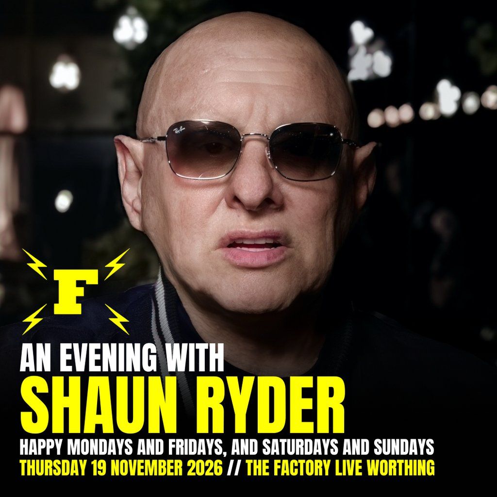 Shaun Ryder, 19 November | Event in Worthing | AllEvents