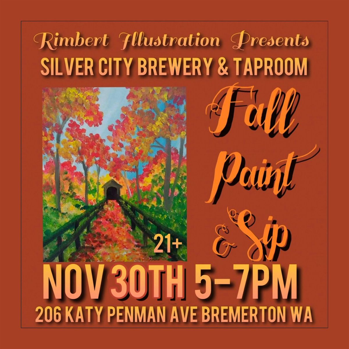 Fall Paint  & Sip, 30 November | Event in Bremerton | AllEvents
