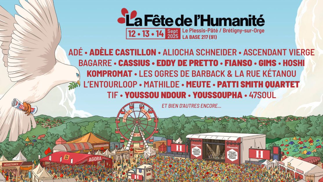 Fête De L'humanité 2025 in Brétigny-sur-orge, 12 September | Event in Brétigny-sur-orge | AllEvents