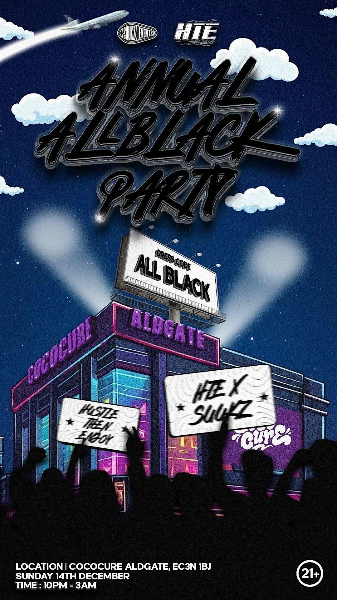 Annual All Black Party, 14 December | Event in London | AllEvents