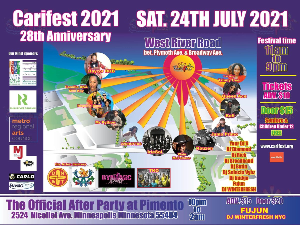 Twin Cities Carifest 2021 After Party, Pimento, Minneapolis, July 24