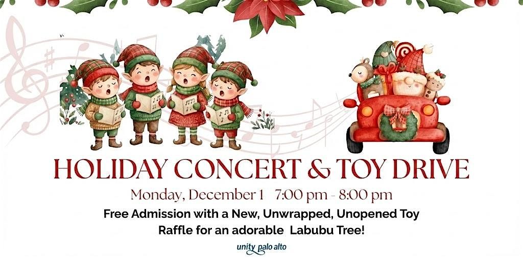 Live Holiday Music & Toy Drive to Support Cooline Kids, 1 December | Event in Palo Alto | AllEvents