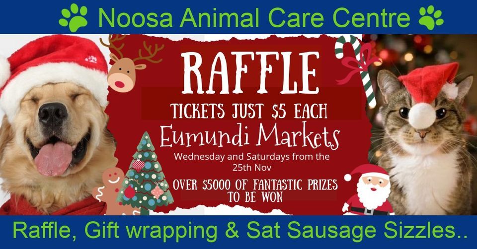 Noosa RSPCA Raffle and Gift Wrapping , Eumundi Markets, Eumundi ...