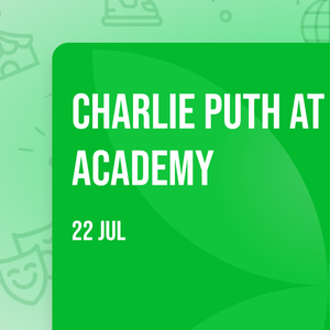 Charlie Puth at Manchester Academy