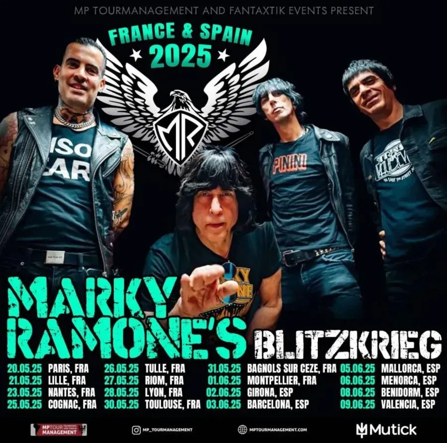 Marky Ramone at Ardmore Music Hall, 24 September | Event in Ardmore | AllEvents