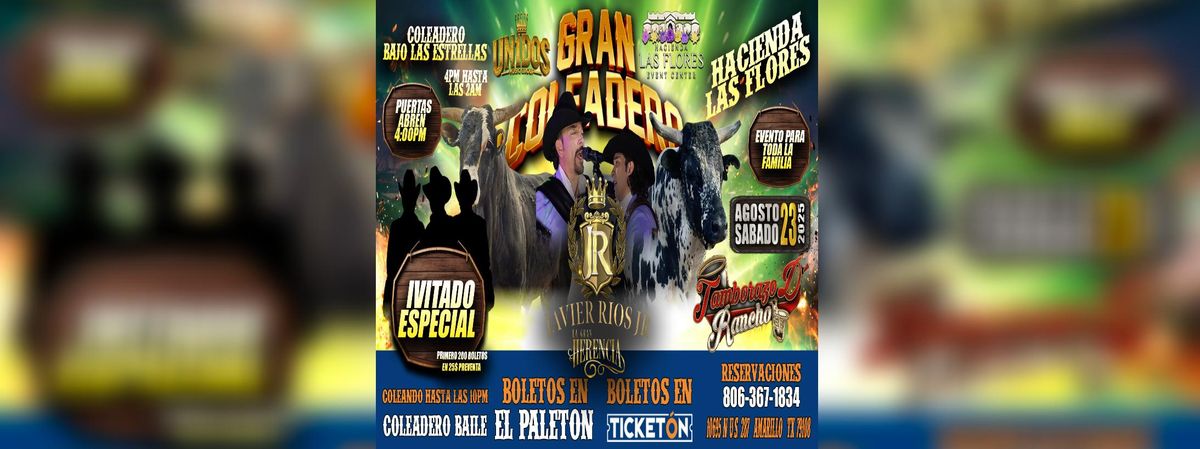 JAVIER RIOS JR LA GRAN HERENCIA , 23 August | Event in Amarillo | AllEvents