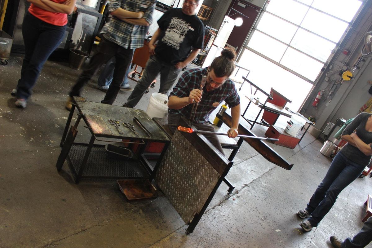 Glass Skill Building, Banana Factory Glass Studio, Bethlehem, 9