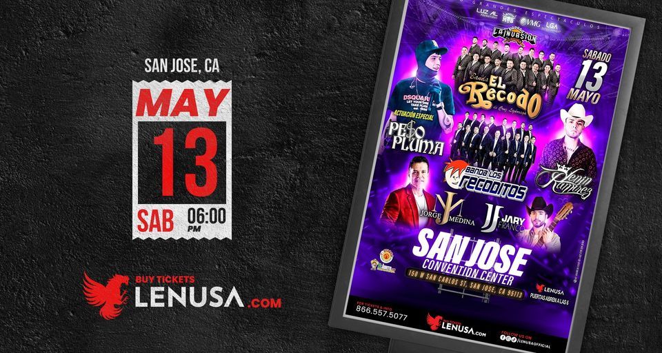La Invasión con El Recodo, Peso Pluma y Más - San Jose Convention Center - San Jose, CA, San Jose Convention Center, May 13 2023 | AllEvents.in la-invasi-n-con-el-recodo-peso-pluma-y-m-s-san-jose-convention-center-san-jose-ca-san-jose-convention-center-may-13-2023-allevents-in