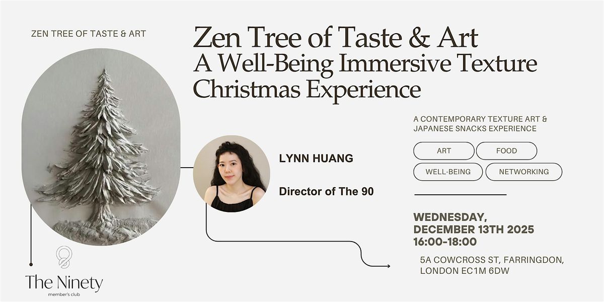 Well-Being Christmas Workshop | Zen Tree of Taste & Art, 11 December | Event in London | AllEvents