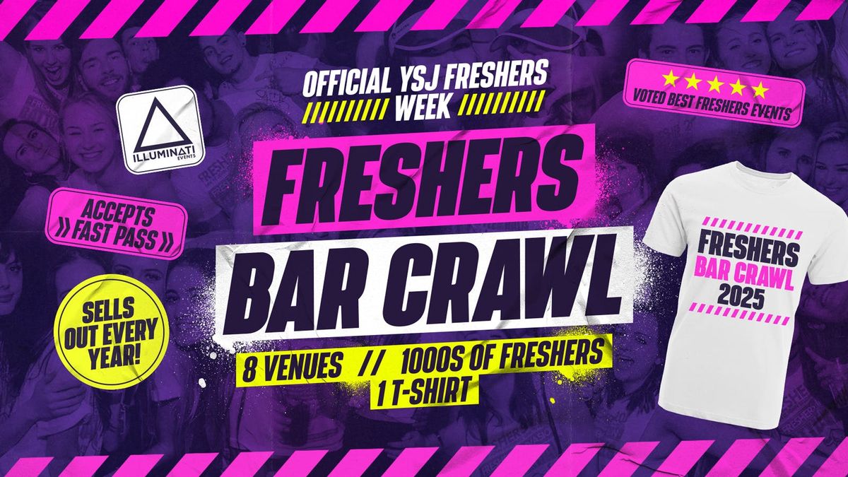 Yorks Official Freshers T-Shirt Bar Crawl , 25 September | Event in York | AllEvents
