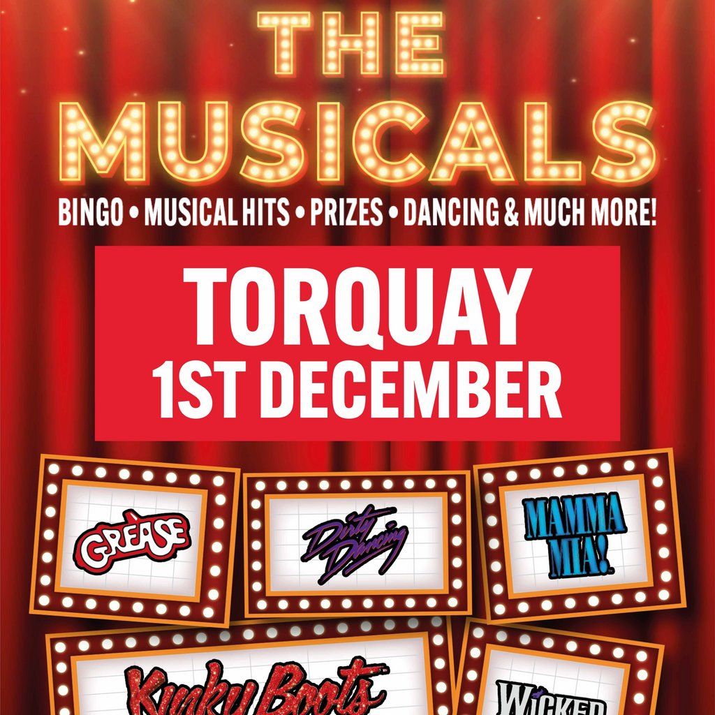 The Musicals Bingo Torquay, Buzz Bingo Torquay, December 1 to December