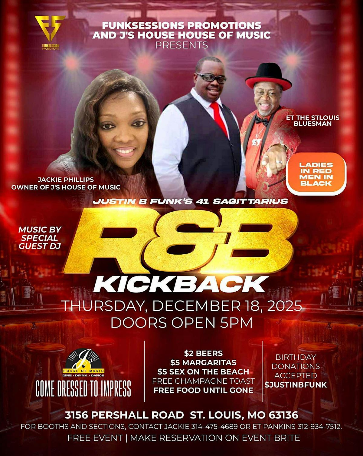 Rand B Kick Back, 18 December | Event in St. Louis | AllEvents