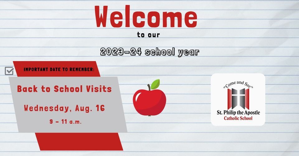 Back to School Visits, St Philip The Apostle School, Glendale Heights