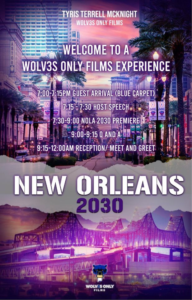 NEW ORLEANS 2030 MOVIE PREMIERE , Joy Theater, New Orleans, June 10
