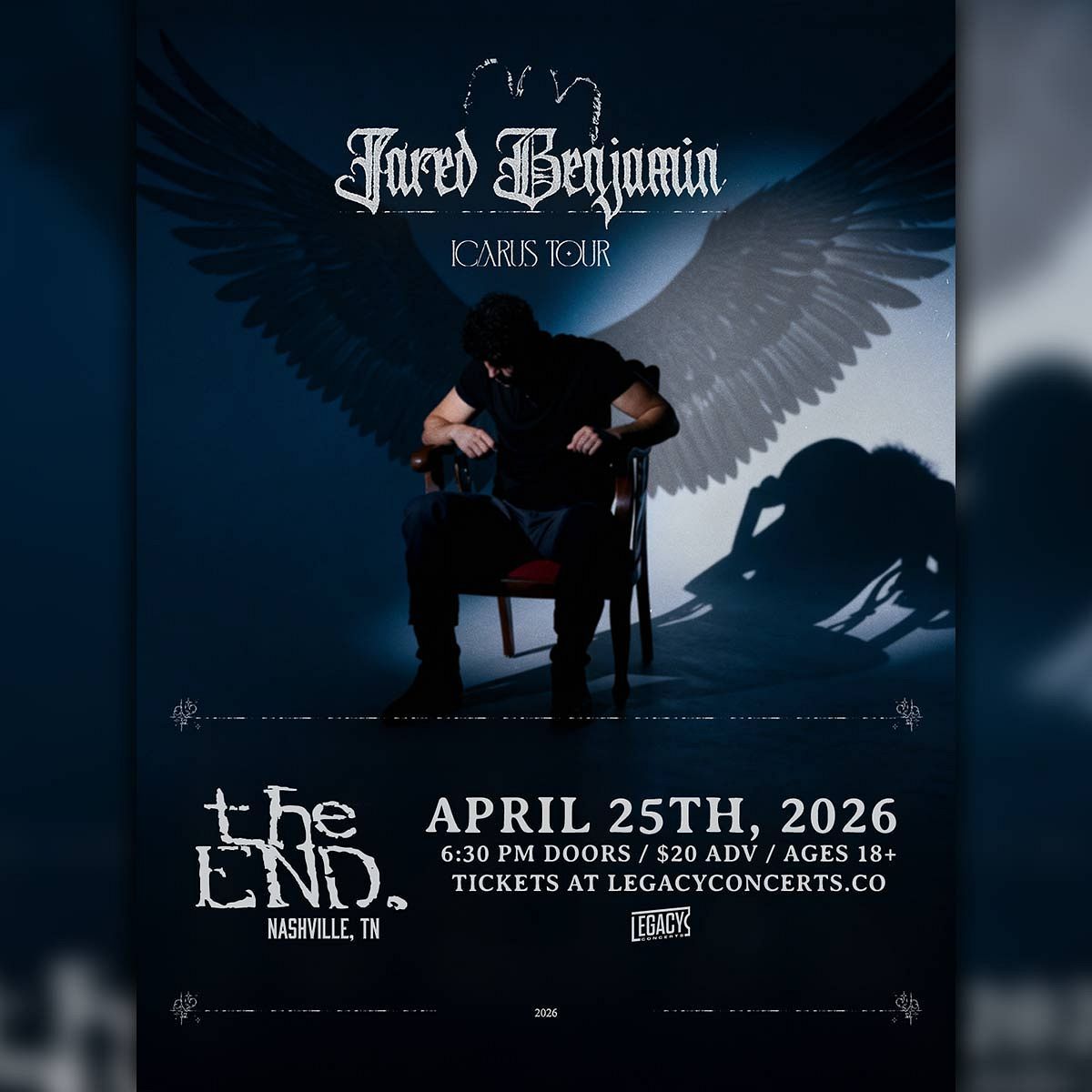 Jared Benjamin, 9 May | Event in Seattle | AllEvents