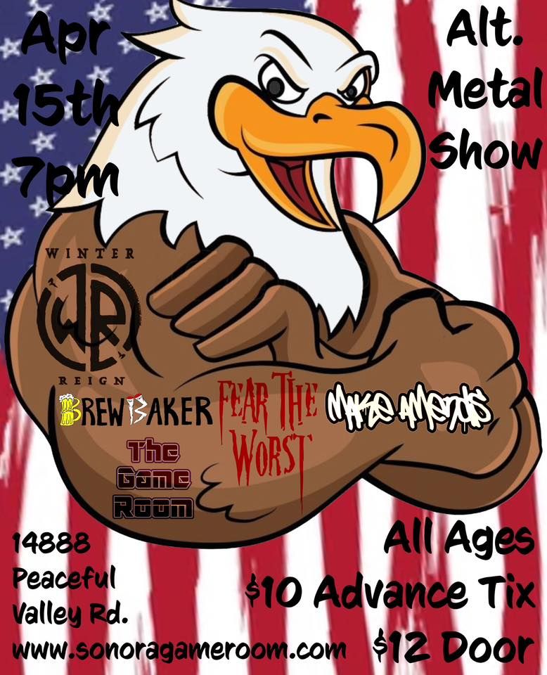 Alt. Metal Night, The Game Room, Sonora, 15 April 2023 AllEvents.in