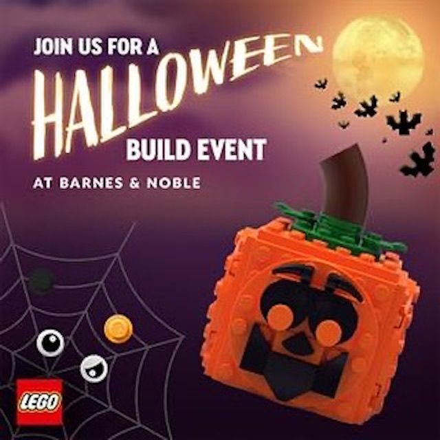 LEGOS Jackolantern Build Event, Barnes & Noble (Hilton Head Island