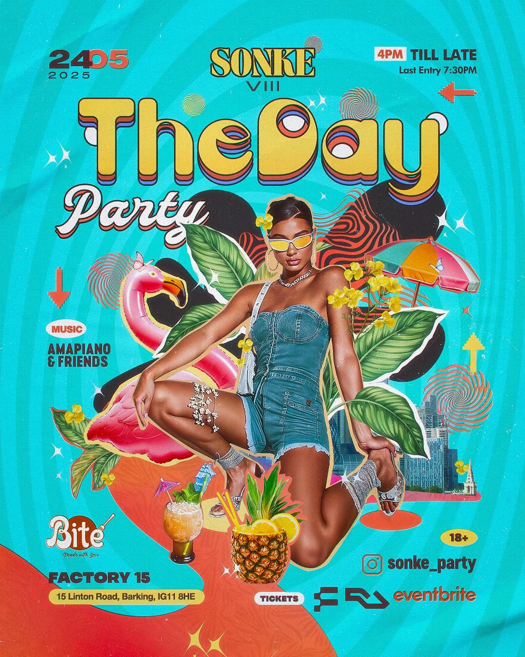 SONKE VIII - THE DAY PARTY, 24 May | Event in Barking | AllEvents