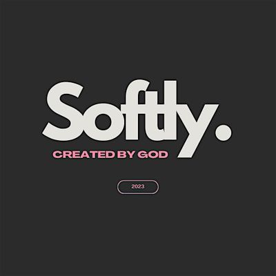 Softly Created By God logo