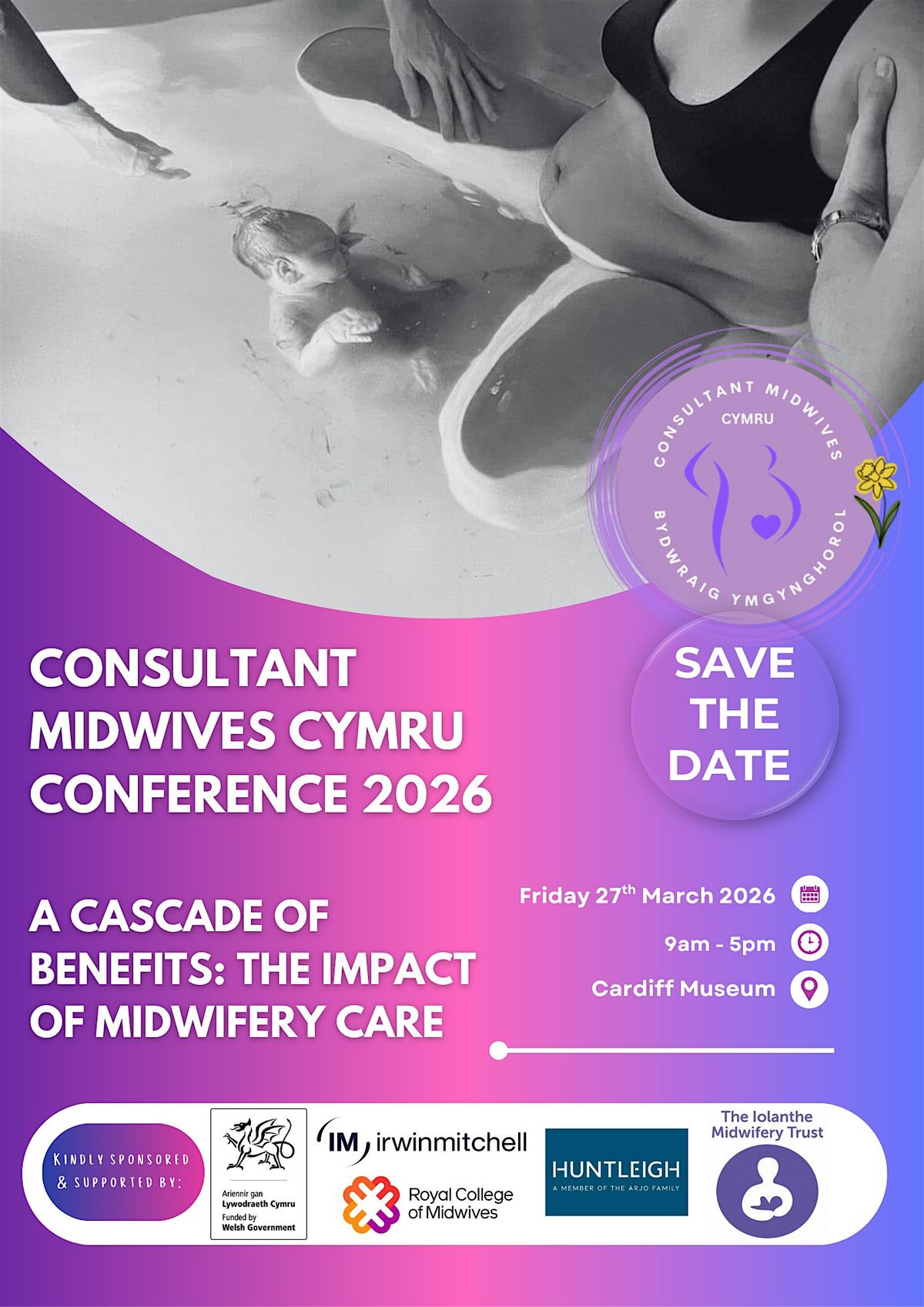 A Cascade of Benefits: The Impact of Midwifery Care, 27 March | Event in Cardiff | AllEvents