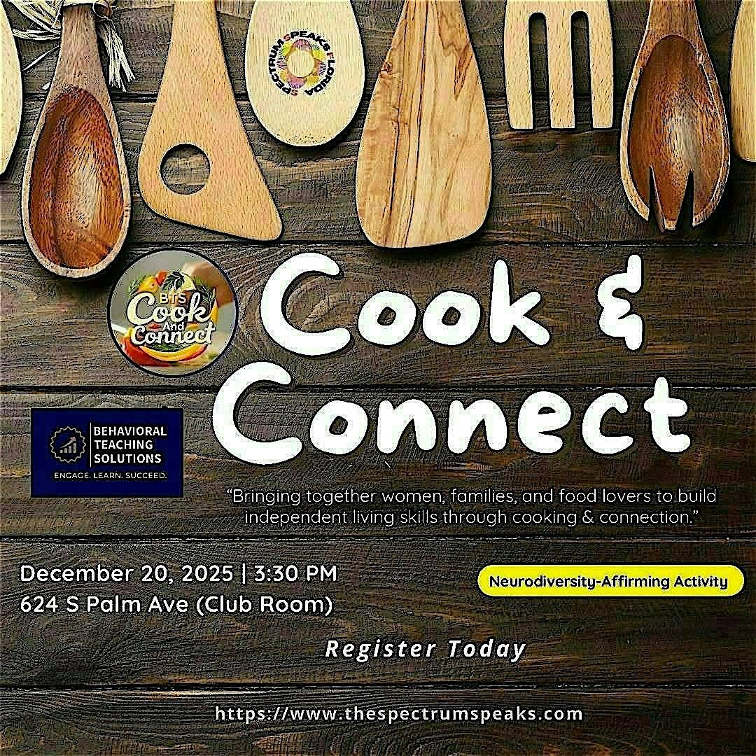Behavioral Teaching Solutions (BTS) Cook & Connect, 20 December | Event in Sarasota | AllEvents
