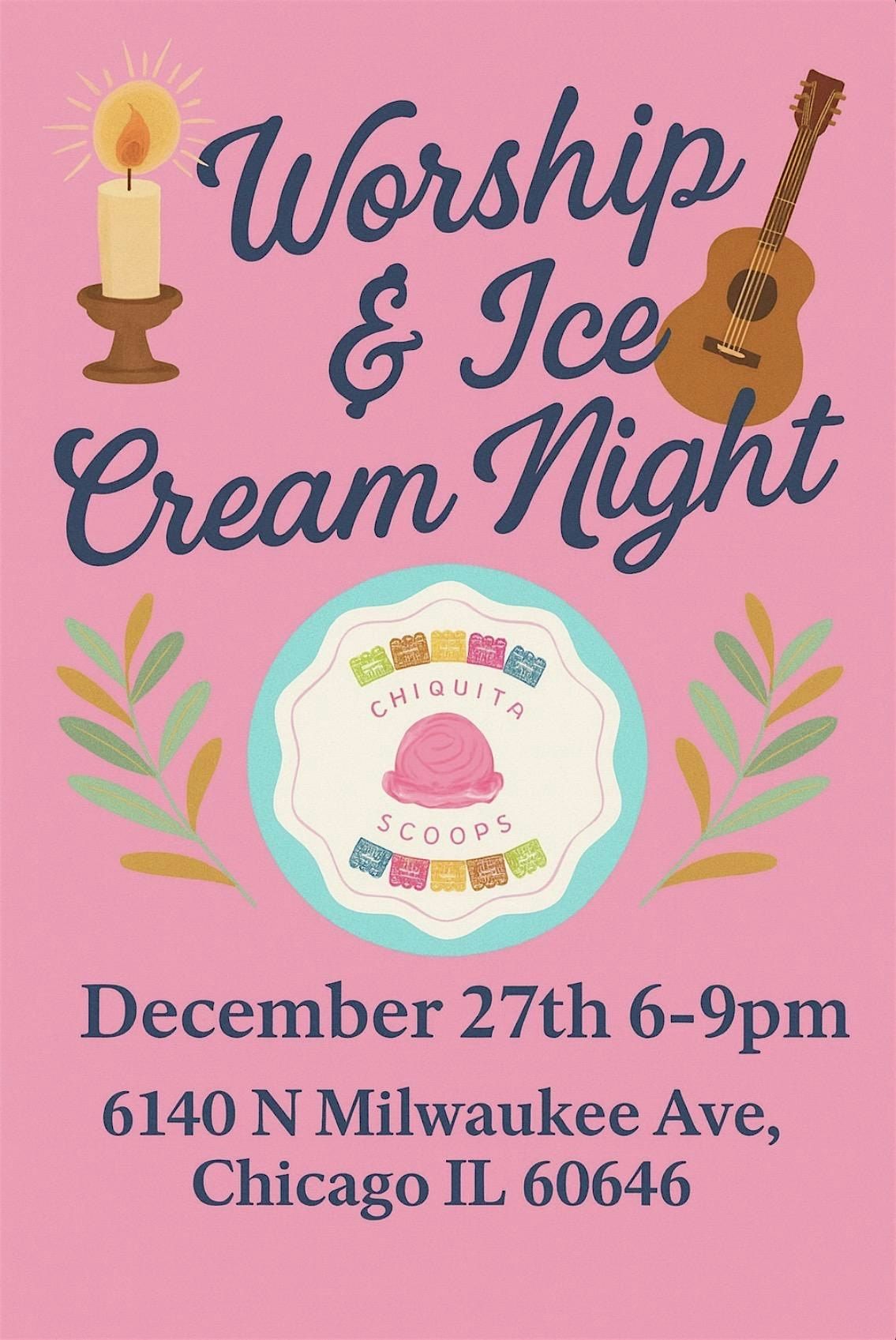 Worship and Ice cream, 27 December | Event in Chicago | AllEvents