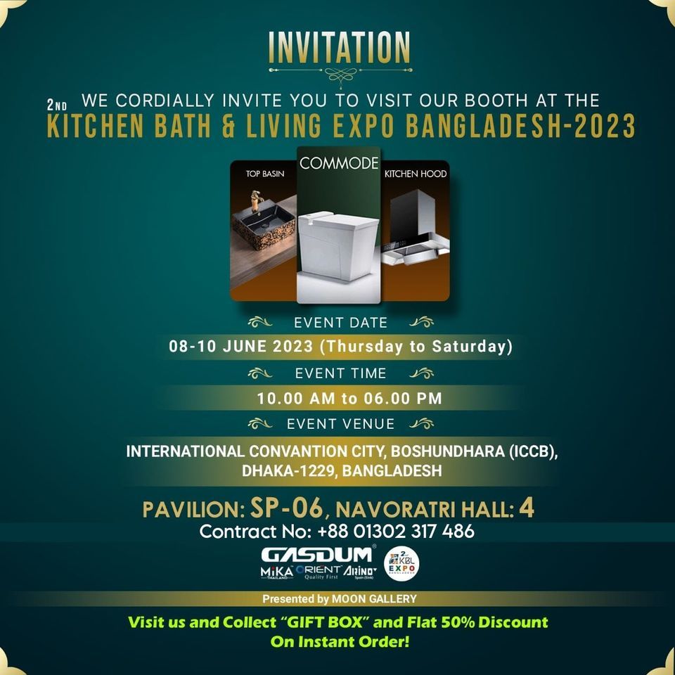 Kitchen Bath & Living Expo Bangladesh-2023, International Convention