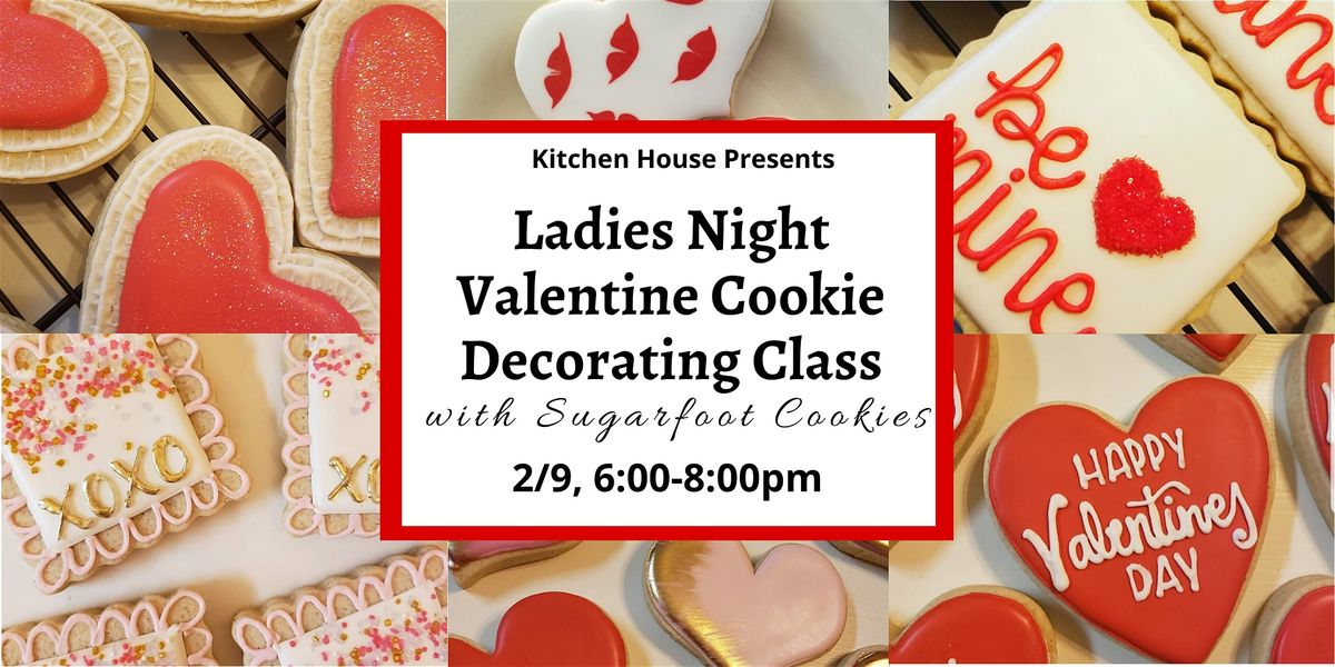 Ladies Night Valentine Cookie Decorating With Sugarfoot Cookies At