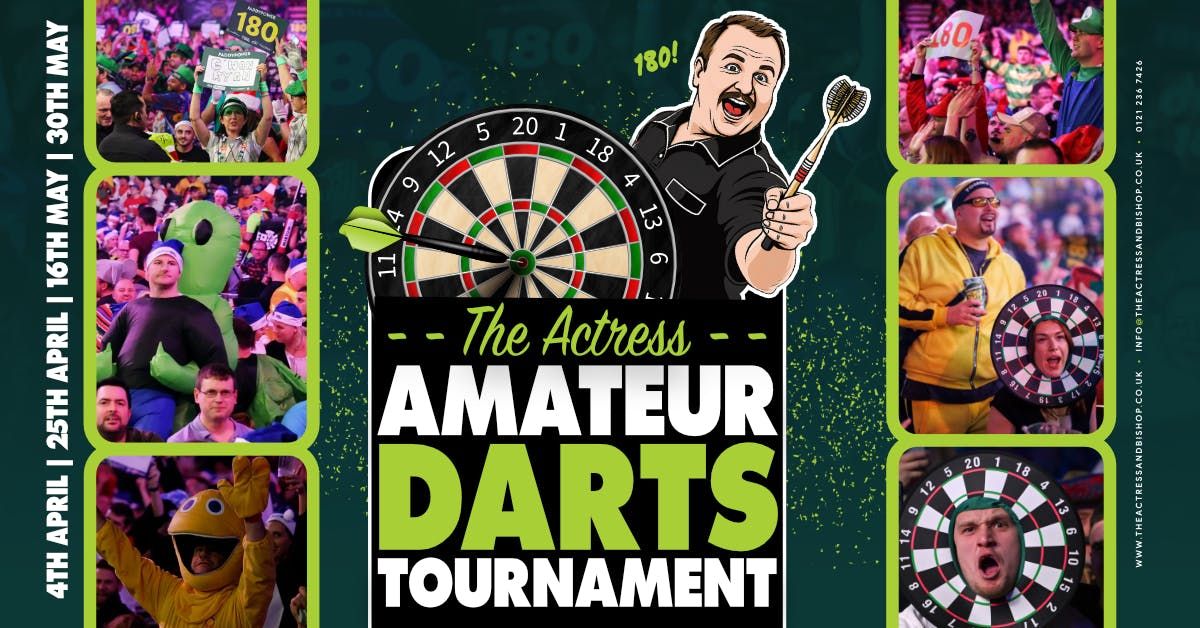 Actress Bullseye Bash: Amateur darts tournament , 16 May | Event in Birmingham | AllEvents